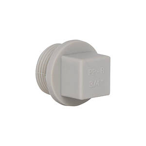 Заглушка PPR Thermo Alliance з різзю 20х3/4" НР
