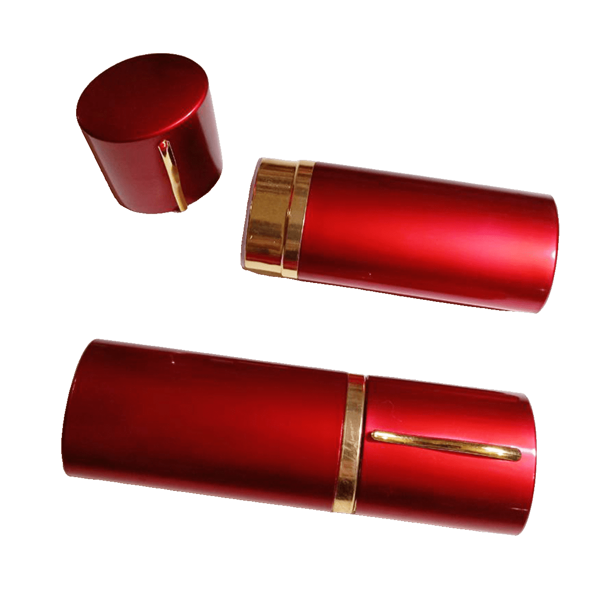 Футляр для окулярів компактний металевий для невеликих окулярів. Вузький чохол на окуляри. Чохол-тубус. Бордовий червоний, фото 1