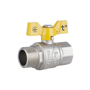 Кран кульовий SD Forte 1" ВН для газу (метелика) SF607G25