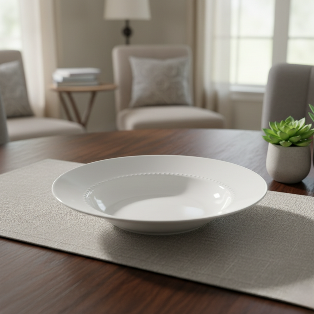 Тарілка супова порцелянова 23.5 см Blob Sakura, фото 1