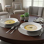 Тарілка супова порцелянова 23.5 см Blob Sakura, фото 2