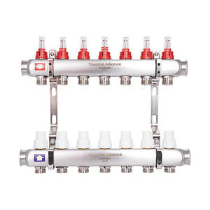 Колектор з витратомірами SD Plus 1" 7 виходів SD0047