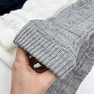 Гетри вовняні жіночі Kardesler Туреччина Чорний, фото 4