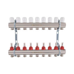 Колектор з витратомірами SD Plus 1" 9 виходів SD235W9