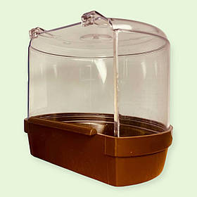 Купалка пластикова для хвилястих папуг 12х11х10 см Різні кольори