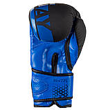 Боксерські рукавиці PowerPlay 3086 Сині 14 унцій (397г.) для спортсменів 80-90 кг., фото 7