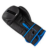 Боксерські рукавиці PowerPlay 3024 Сині 12 унцій (340г.) для спортсменів 60-80 кг., фото 5