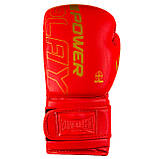 Боксерські рукавиці PowerPlay 3089 Червоні 14 унцій (397г.) для спортсменів 80-90 кг., фото 2