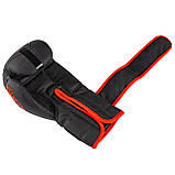 Боксерські рукавиці PowerPlay 3024 Червоні 8 унцій (227г.) для спортсменів 7-9 років до 50 кг., фото 6