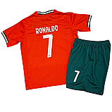 Дитяча футбольна форма Збірної Португалії Роналдо, фото 4