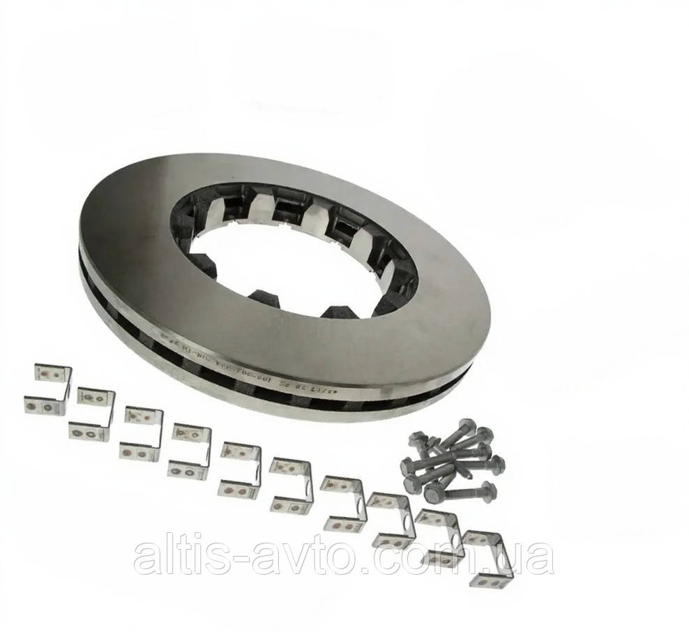 Гальмівний диск DAF Євро 3-5, XF/CF (з клинами), фото 1