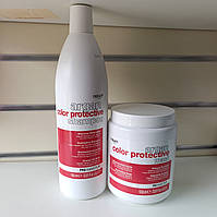 Маска та шампунь посилення кольору Dikson Argan color protective по 1 л пофарбованого та освітленого волосся Pro Master