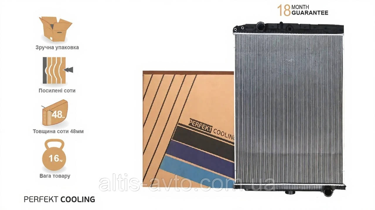 Радіатор охолодження двигуна DAF 105 XF / 1692332, 1674136, фото 1