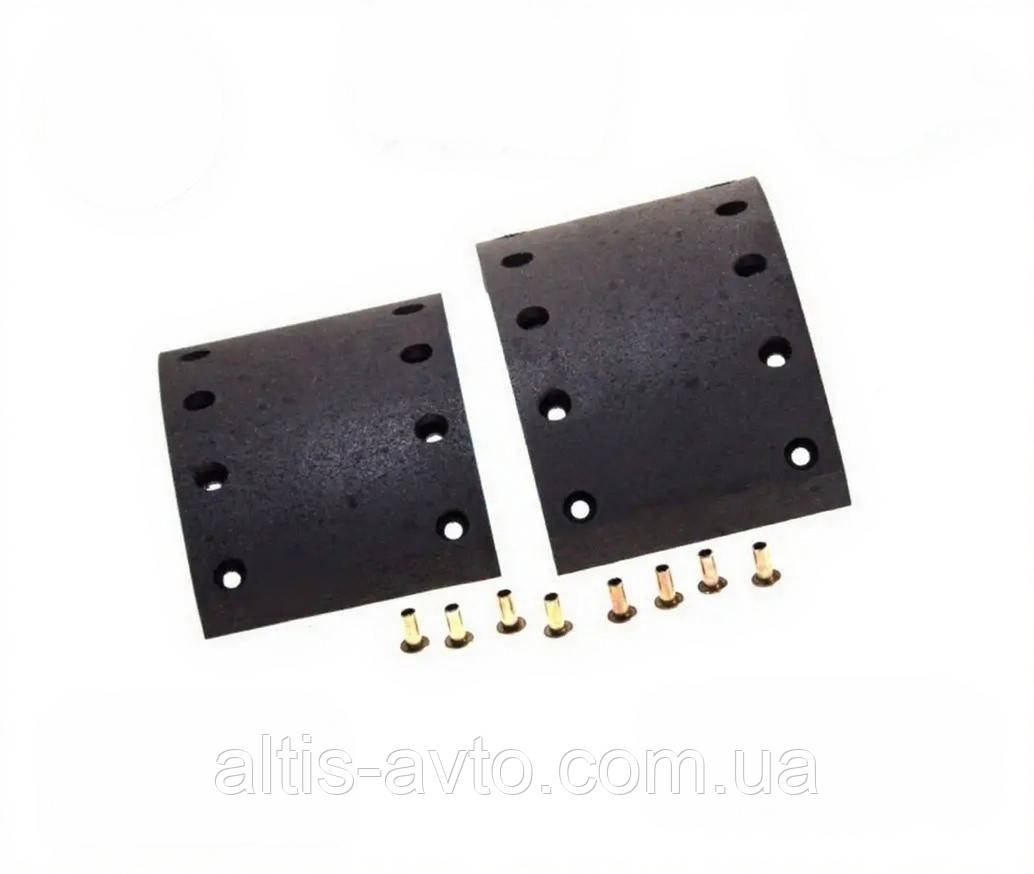 Гальмівні накладки DAF 45 другого ремонту-2 (14,10 мм) система Wabco 17900, 17901, фото 1