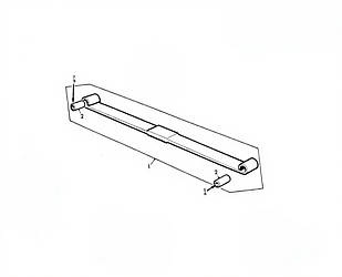 Передня ресора DAF 45 для вантажних автомобілів LF AFRC141, ACHF687, AFRC139