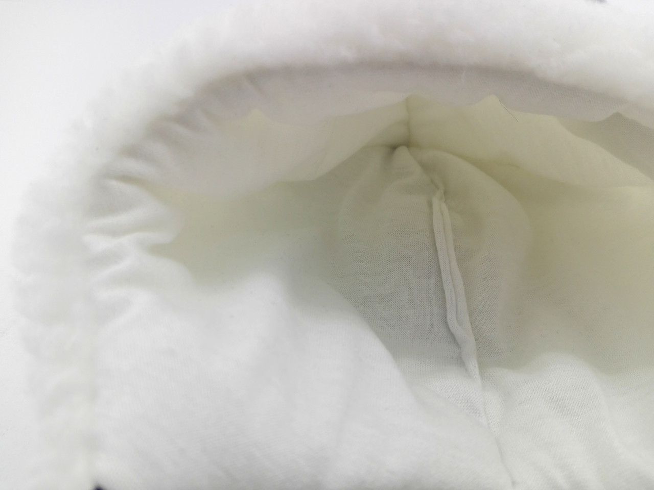 Детская шапка меховая 44-50 размер теплая головные уборы белая (РШБ11) - фото 3 - id-p365297007