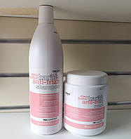 Шампунь і маска проти пухнастості Dikson karite shea butter anti-frizz по 1 л неслухняного сухого волосся Pro Master