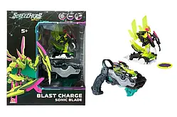 Ігровий набір KS686115 SCREECHERS WILD! S5 L1 V2 - СОНІК БЛЕЙД запускач-бластер, машинка-трансформер