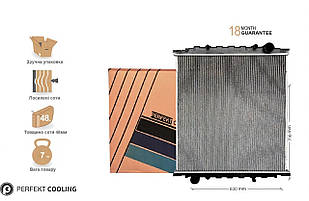 Радіатор без рами MAN M90, M2000 81061016380