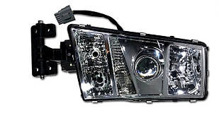 Фара головного світла ручне/керування з квадратним роз'ємом LH Volvo FM12, FH12 131-VT12313UL