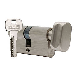 Циліндр личинка серцевина дверного замка з барашком OCTO PROFI (50*40Т) 5 лазерних ключів