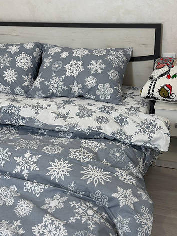 Новорічний комплект постільної білизни Півтораспальний, фото 1