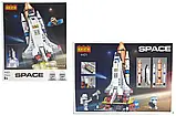 Конструктор 4421 Ракетобудування Космічний шатл 404 деталей Ракета 2 космонавта, фото 3