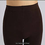 Лосини жіночі, кавові на тонкому флісі Осінь/весна 44-46 р, фото 4