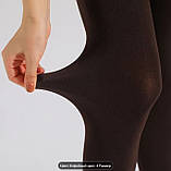 Лосини жіночі, кавові на тонкому флісі Осінь/весна 44-46 р, фото 5