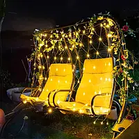 Гірлянда світлодіодна сітка завіса 120 LED 2×2м Теплий білий RD-7162