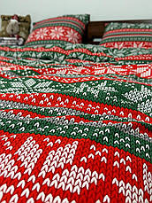 Новорічний комплект постільної білизни Півтораспальний, фото 2