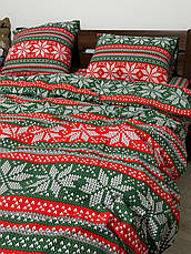 Новорічний комплект постільної білизни Півтораспальний, фото 3
