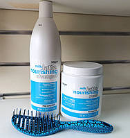 Подарунковий набір Поживний шампунь/маска/гребінець Dikson milk nourishing latte для сухого волосся Pro Master