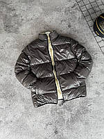 Зимова двостороння куртка Nike чоловіча без капюшона Туреччина Теплий пуховик Найк для чоловіка, хлопця на зиму