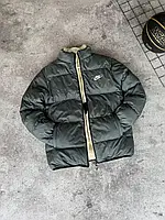 Зимова двостороння куртка Nike чоловіча без капюшона Туреччина Теплий пуховик Найк для чоловіка, хлопця на зиму