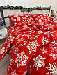 Новорічний комплект постільної білизни Півтораспальний, фото 7