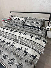 Новорічний комплект постільної білизни Півтораспальний, фото 5