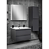 Тумба "DANA 100" з умивальником "Еліт 100", антрацит/чорний для ванної кімнати, фото 4