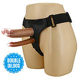 Реалістичний порожнистий страпон для чоловіків Pretty Love Harness Briefs Strap On Kearen, фото 4