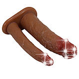 Реалістичний порожнистий страпон для чоловіків Pretty Love Harness Briefs Strap On Kearen, фото 7