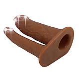 Реалістичний порожнистий страпон для чоловіків Pretty Love Harness Briefs Strap On Kearen, фото 8