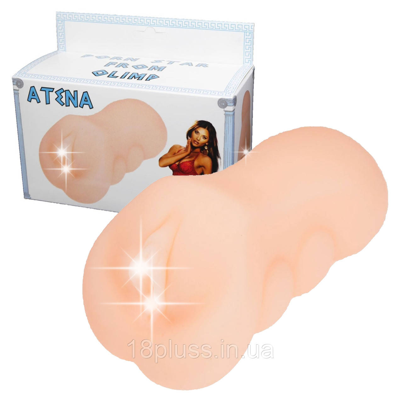 Реалістичний мастурбатор з кібершкіри у формі вагіни Atena Vagina Masturbator, фото 1