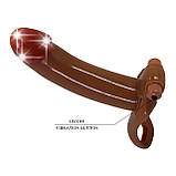 Реалістичний порожнистий страпон з 10 режимами вібрації Pretty Love Harness Briefs Strap On Bradden, фото 8