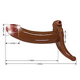 Реалістичний порожнистий страпон з 10 режимами вібрації Pretty Love Harness Briefs Strap On Bradden, фото 9