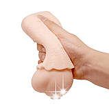 Мастурбатор у формі вагіни з мультишвидкісною вібрацією Crazy Bull Vagina Masturbator Flesh, фото 7