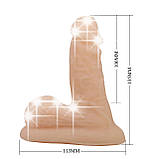 Реалістичний фалоімітатор із присоскою Pretty Love Wildon – для яскравої насолоди 🍆, фото 8