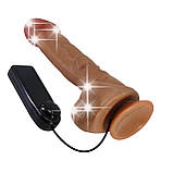 Реалістичний вигнутий вібратор на присосці Beautiful Encounter Buraq Vibrator Latin, фото 3