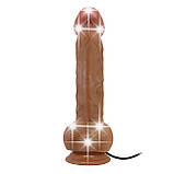 Реалістичний вигнутий вібратор на присосці Beautiful Encounter Buraq Vibrator Latin, фото 7