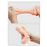 Мастурбатор у формі вагіни з мультишвидкісною вібрацією Crazy Bull Vagina Masturbator Flesh, фото 8