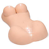 Реалістичний мастурбатор з об'ємними грудьми та привабливими формами Feel Me Bare Tits & Pussy Masturbator, фото 4